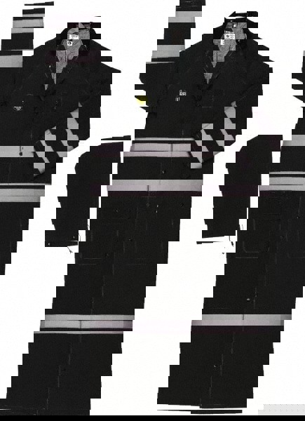 Rain Jacket: Size 2X-Large, Black, Polyester